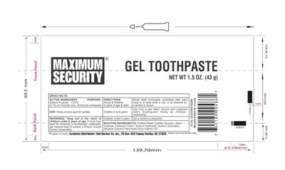 Display Panel (Maximum Clear Gel Tp 1.5oz (43g))